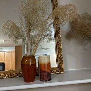 (SOLD)Ashland set of candle and vase